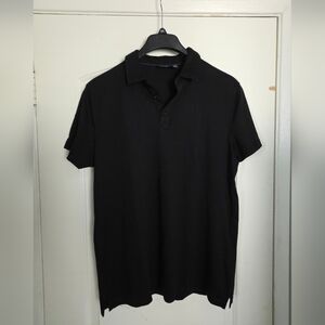 Rare Vintage Apt 9 Polo Shirt XL Nwot Black Slim Fit